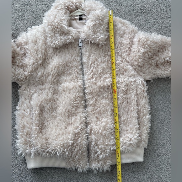 H&M Sherpa/Teddy Jacket Fuzzy Size XS - Picture 12 of 13